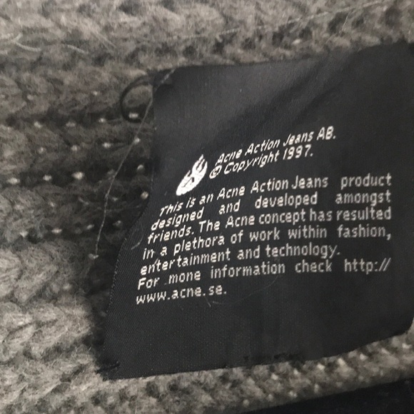 ACNE Wool Batwing Bolero Cardigan - Picture 6 of 11